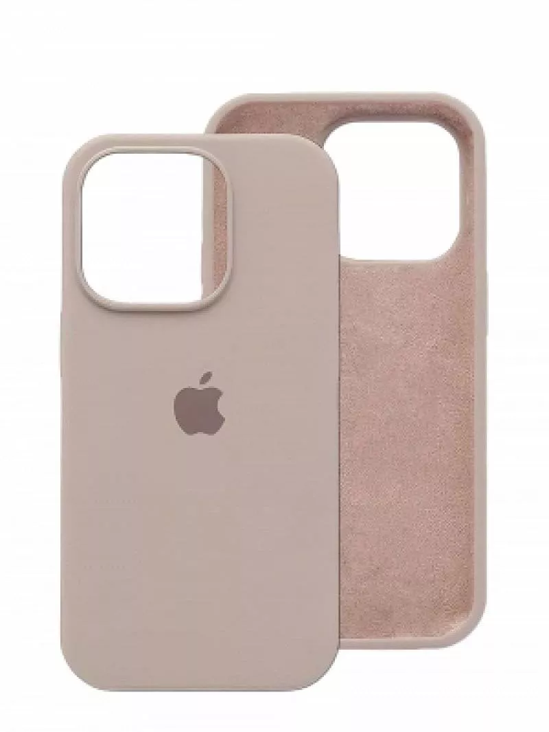 Silicon Case для iPhone 16 Pro Max beige