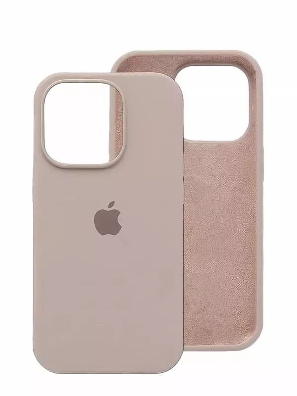Silicon Case для iPhone 16 Pro Max beige