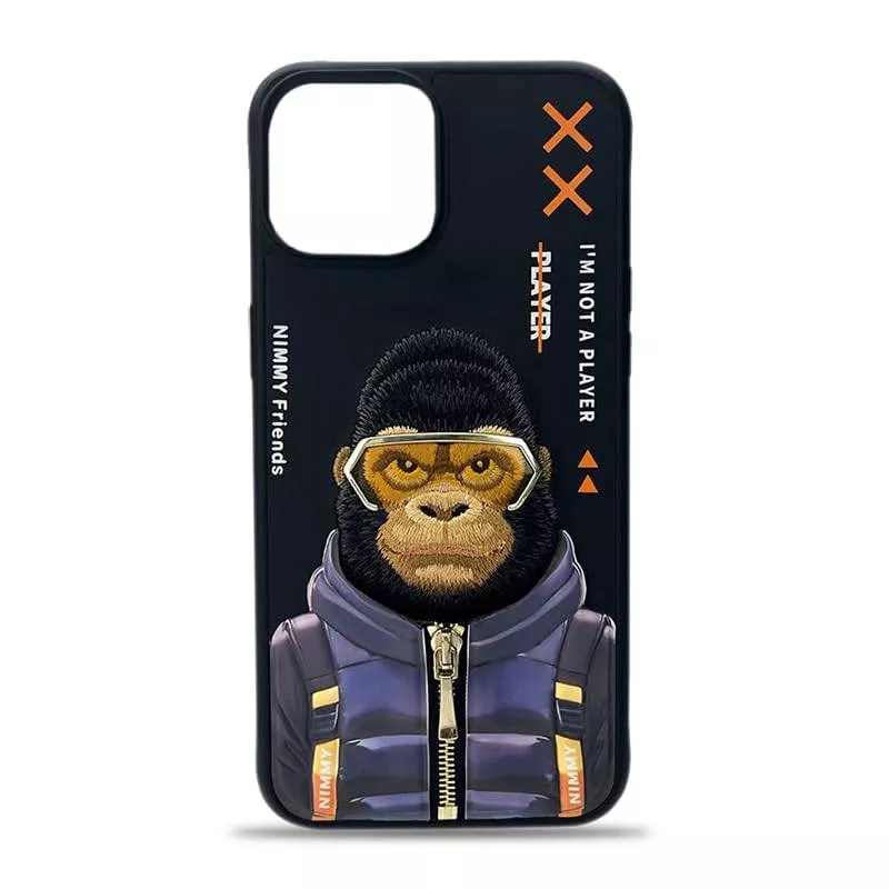 Чехол для iPhone 16 Pro Max Nimmy Friends (черный)