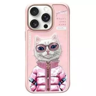 Чехол для iPhone 16 Pro Nimmy Friends (розовый)