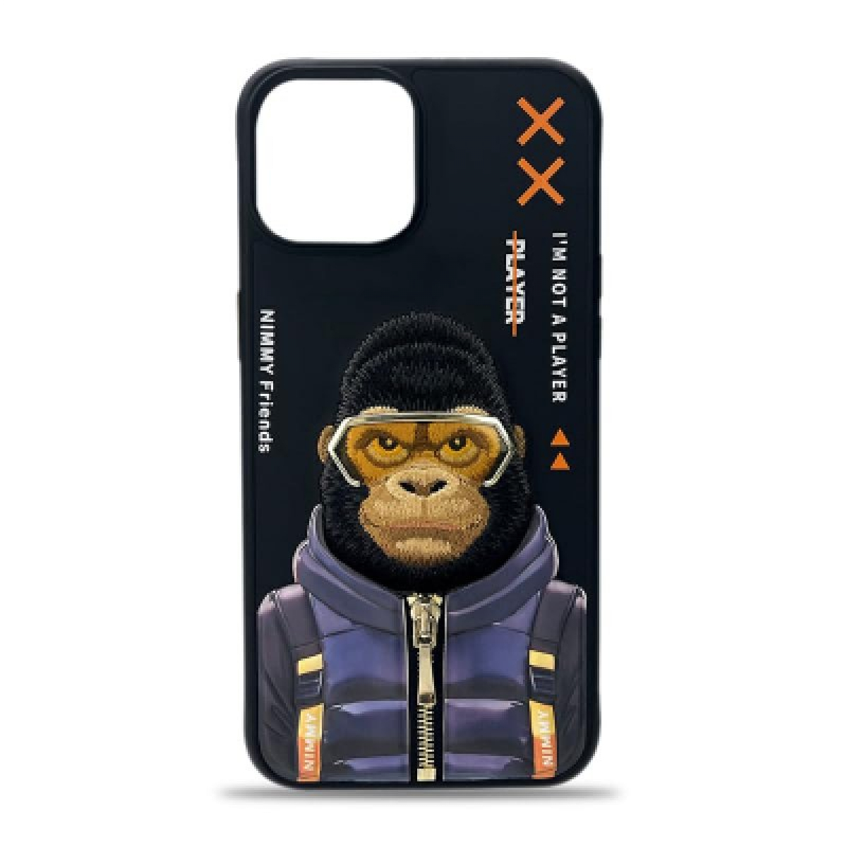 Чехол для iPhone 16 Pro Nimmy Friends (черный)