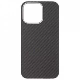 Чехол для iPhone 16 Pro Max Luxo Carbon MagSafe