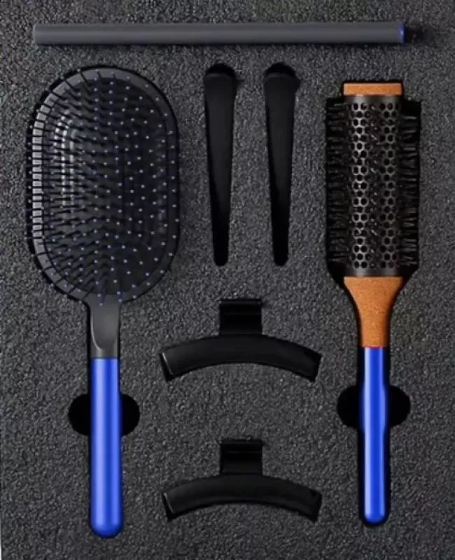 Подарочный набор расчесок 7 в 1 Blue Copper