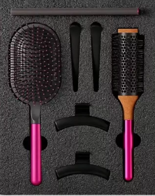 Подарочный набор расчесок 7 в 1 Fuchsia