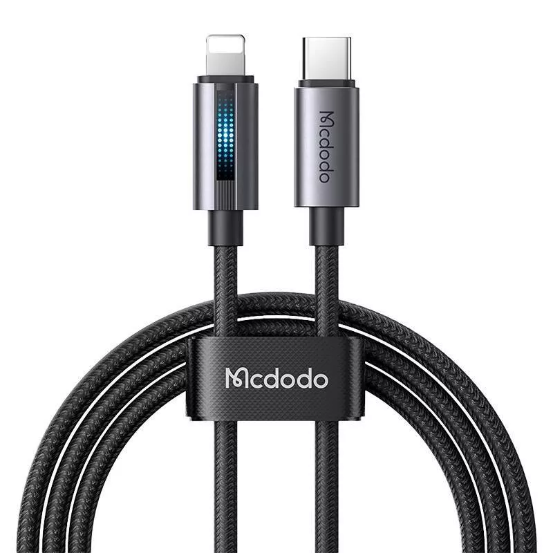 Кабель McDodo 36W Type-C/Lightning 1,2m черный (CA-5710)