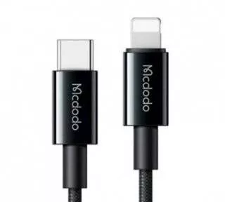 Купить Кабель McDodo 3A Type C/Lightning 1,2m Черный (CA-2761)