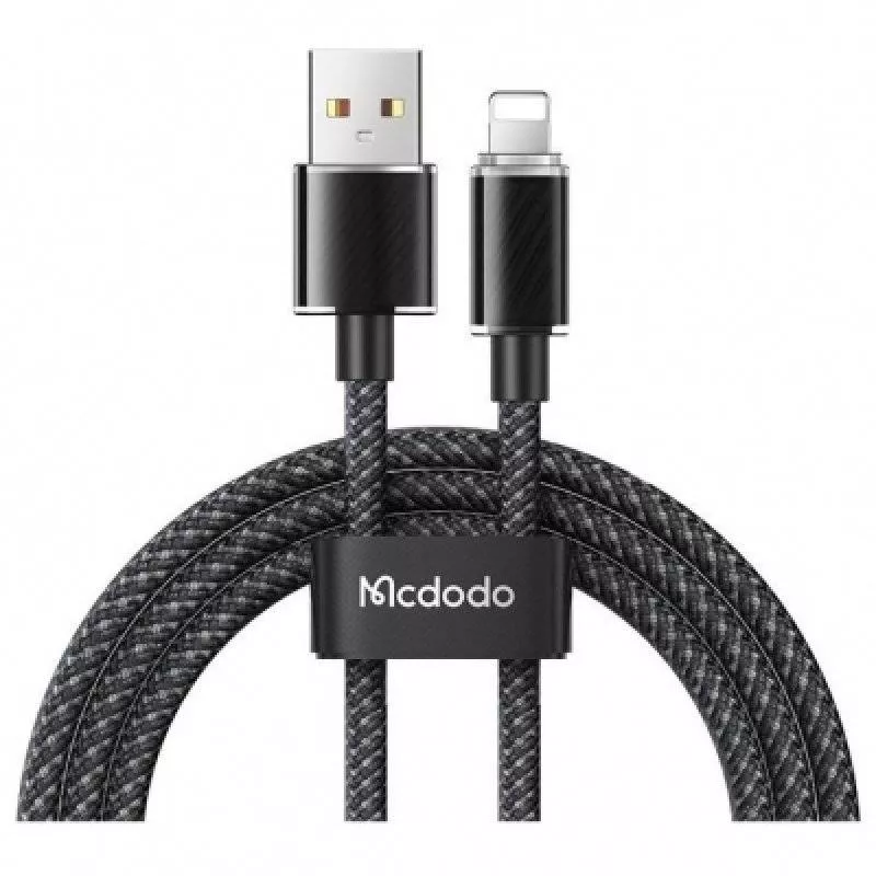 Кабель McDodo 3A USB/Lightning 1,2m Черный (CA-3640)
