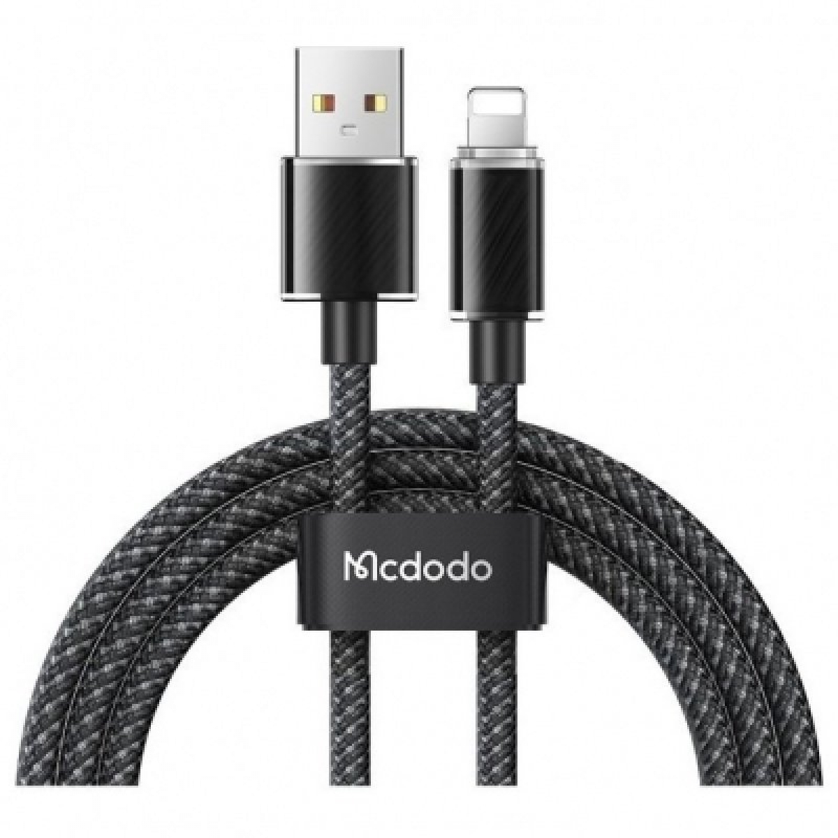 Кабель McDodo 3A USB/Lightning 1,2m Черный (CA-3640)