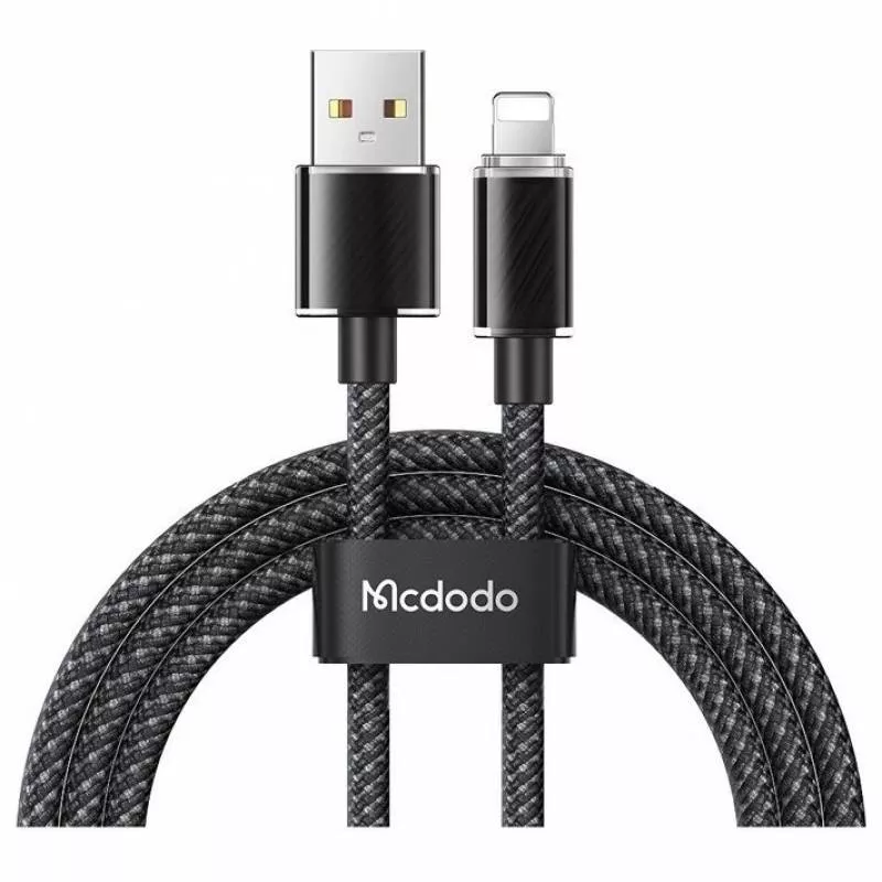 Кабель McDodo 3A USB/Lightning 1,2m Черный (CA-3640)