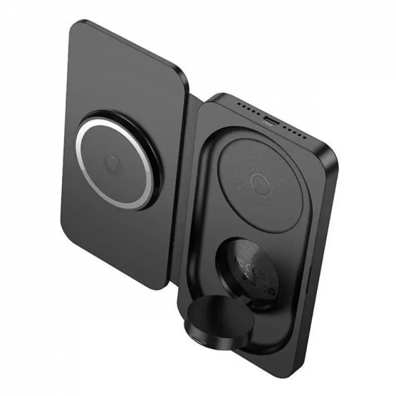 Беспроводное зарядное устройство Hoco CQ13 Triumph 3 in 1 MagSafe