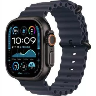 Часы Apple Watch Ultra 2 2024 Black 49 мм, корпус из титана, ремешок Ocean Band цвета Navy (для других стран)