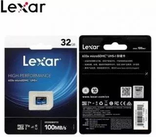 Карта Памяти MicroSDXC 32Gb Lexar U1 10 Class