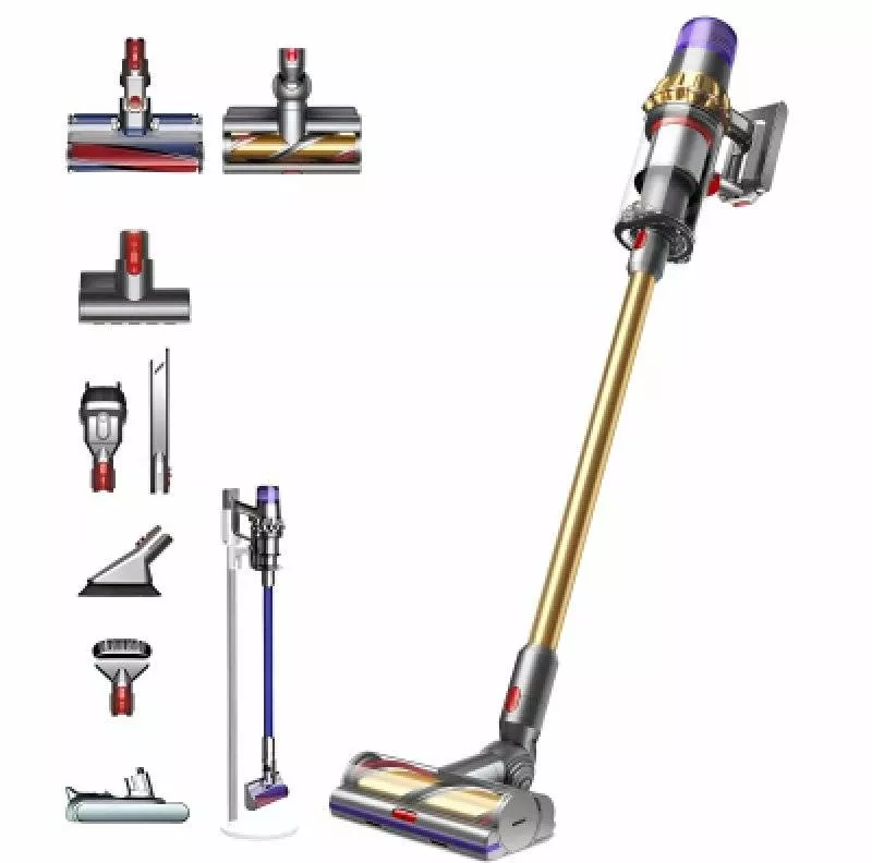 Моющий пылесос Dyson V12S Detect Slim Submarine Complete SV46, золотой (Gold)  (для других стран)
