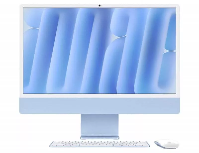 Моноблок Apple iMac 24 (M4/24"/16Gb/256Gb/8CPU/8GPU) 2024 Blue (для других стран)