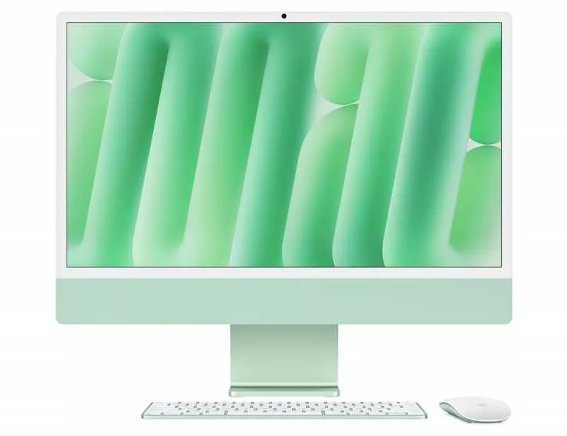 Моноблок Apple iMac 24 (M4/24"/24Gb/256Gb/8CPU/8GPU) 2024 Green (для других стран)