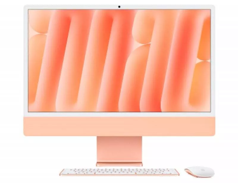 Моноблок Apple iMac 24 (M4/24"/16Gb/512Gb/10CPU/10GPU) 2024 Orange (для других стран)