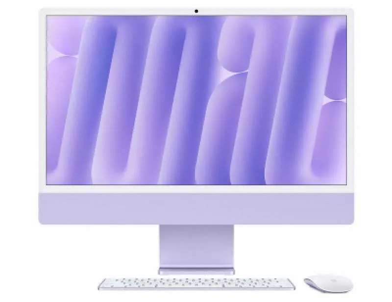 Моноблок Apple iMac 24 (M4/24"/16Gb/512Gb/10CPU/10GPU) 2024 Purple (для других стран)