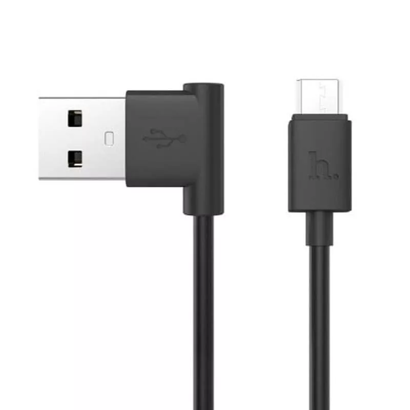 Кабель Hoco USB/MicroUSB UPM 10 2.4A 1.2m (черный)