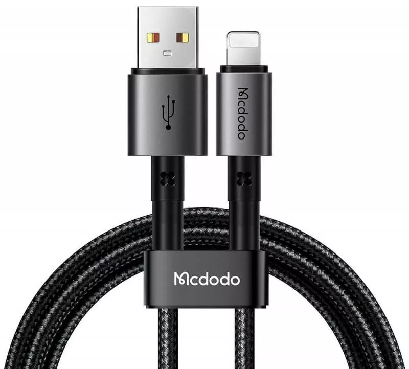 Кабель McDodo 3A USB/Lightning 1,8m Черный (CA-3581)