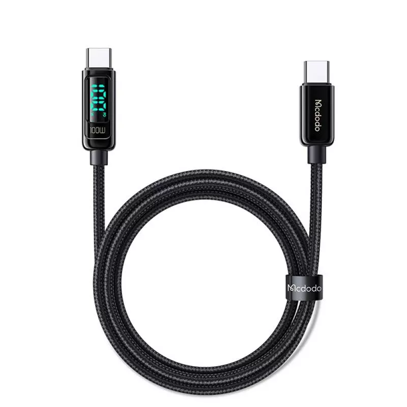 Кабель Mcdodo USB/ Lightning Digital Pro Display 1,2м Черный (CA-9940)