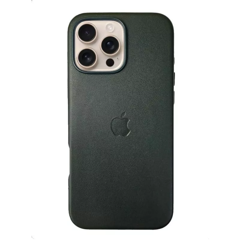 Чехол Leather Case for iPhone 16 Pro Max Copy (Green)