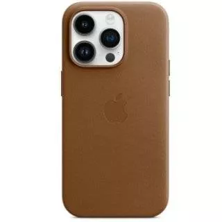 Чехол Leather Case для iPhone 16 Pro Copy (Brown)