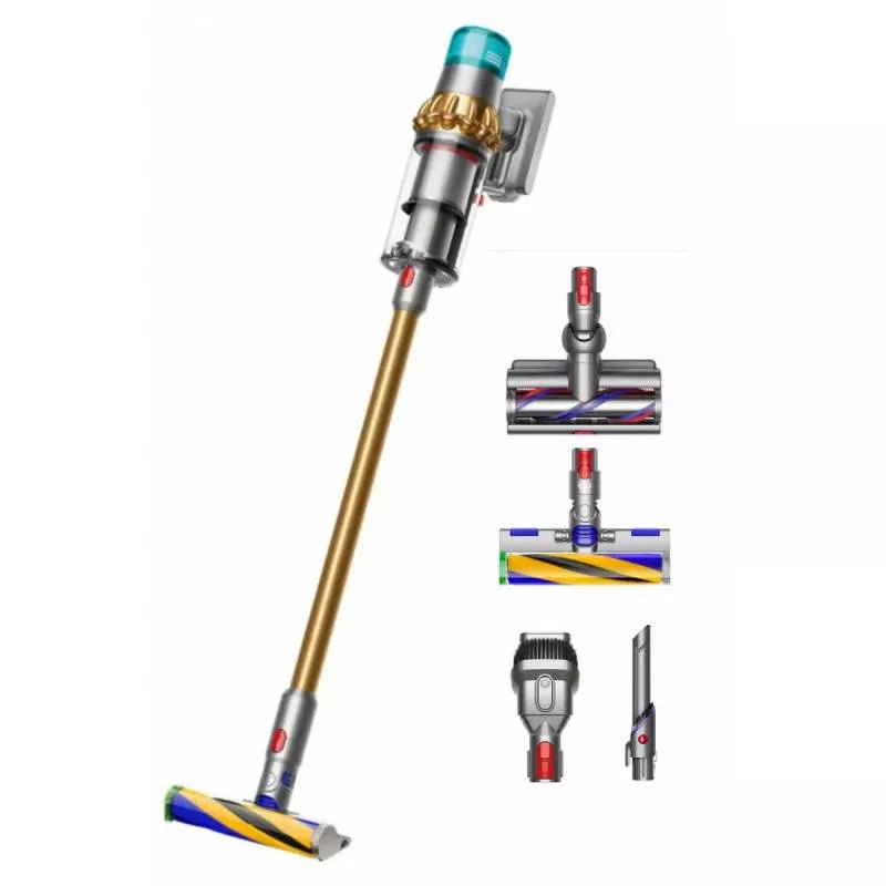 Пылесос ручной  Dyson V15 Detect Absolute Gold (для других стран)