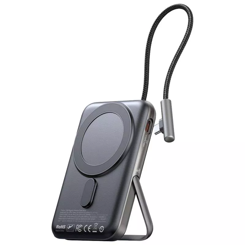 Внешний аккумулятор McDodo MagSafe PD 20W 10000mAh Black с подставкой (MC-1811)