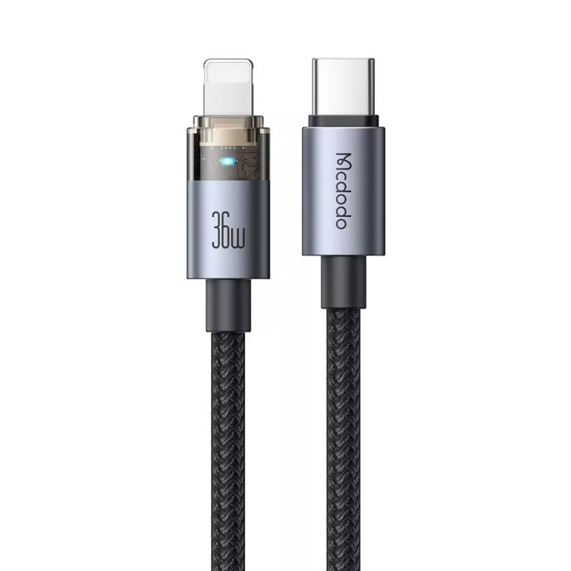 Кабель Mcdodo Lightning/Type-C PD Fast Charge 1,2m (CA-6940) Черный