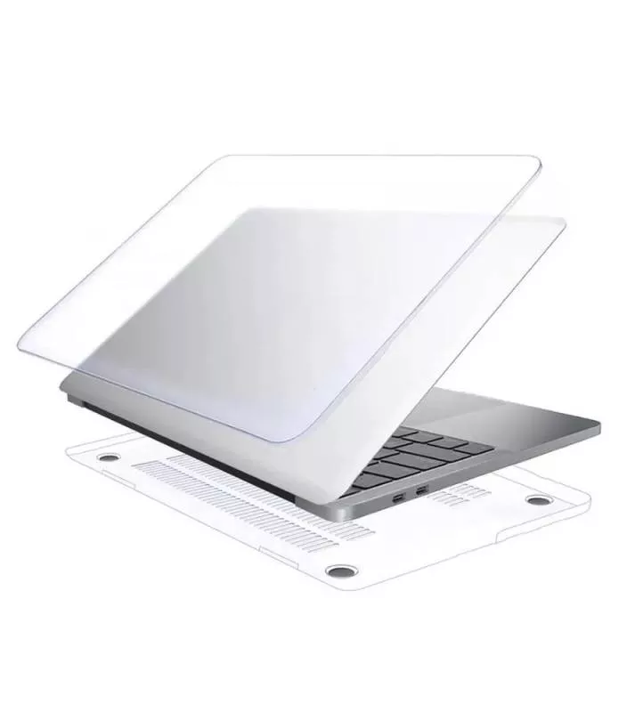 Накладка пластиковая Gurdini для MacBook Air 13,6" M2, M3, M4 (2022, 2024, 2025) Прозрачная