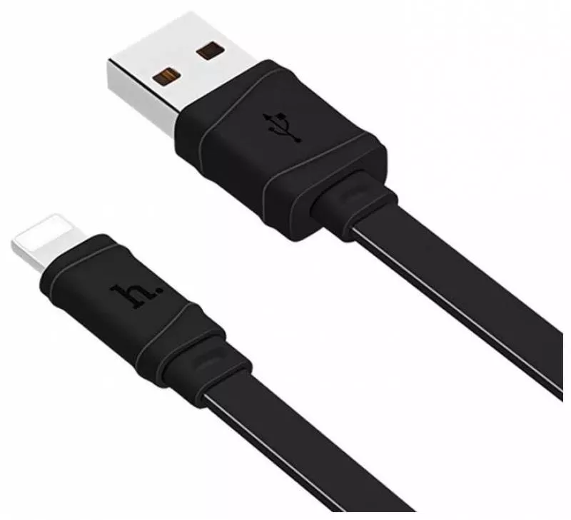 Кабель Hoco X5 USB/Lightning 1м Black