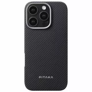 Накладка Pitaka Ultra-Slim Case для iPhone 16 Pro (Black/Gray)