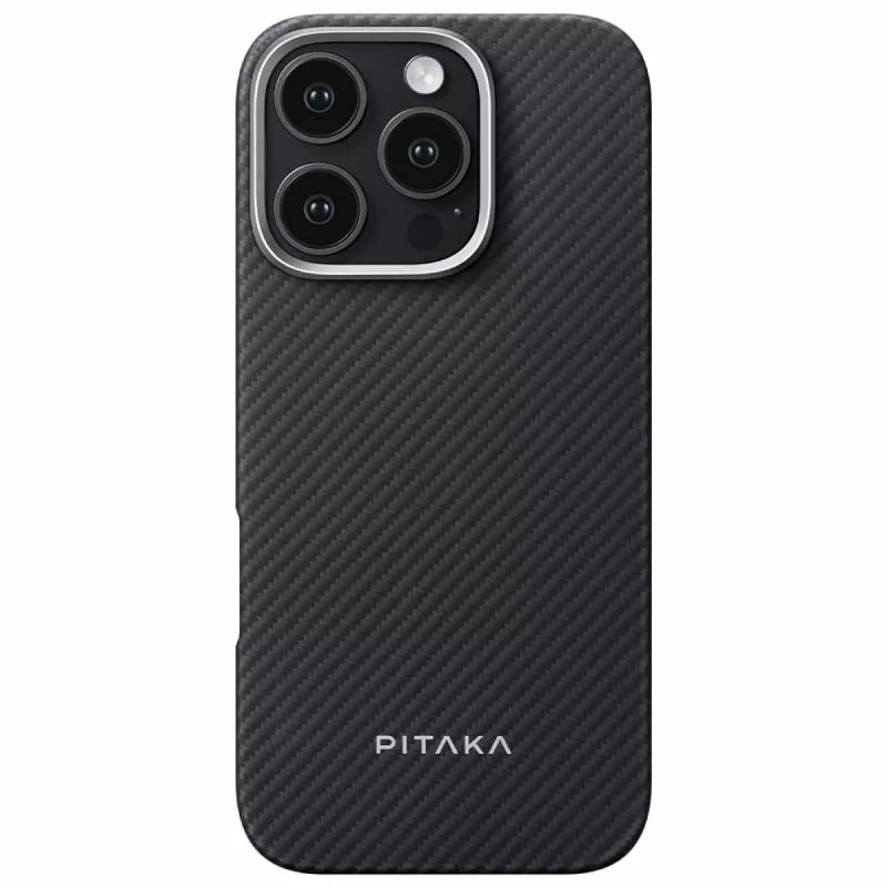Накладка Pitaka Ultra-Slim Case для iPhone 16 Pro (Black/Gray)