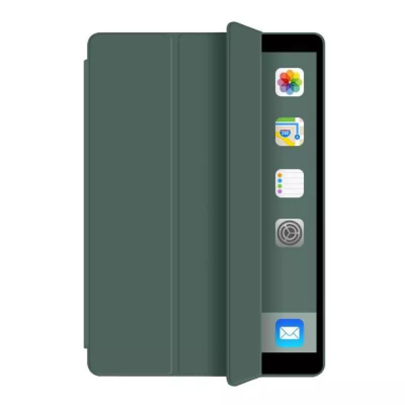 Чехол-книжка для iPad 10,9' (2022,2025) (Темно-зеленый)