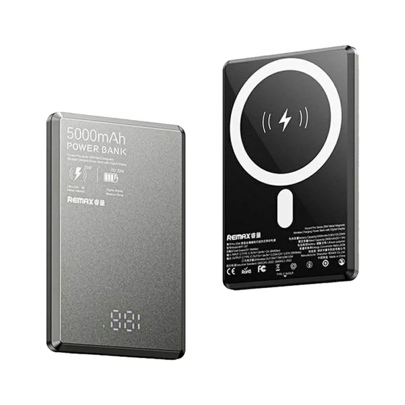 Внешний аккумулятор Remax RPP-107 MagSafe 5000mAh Black