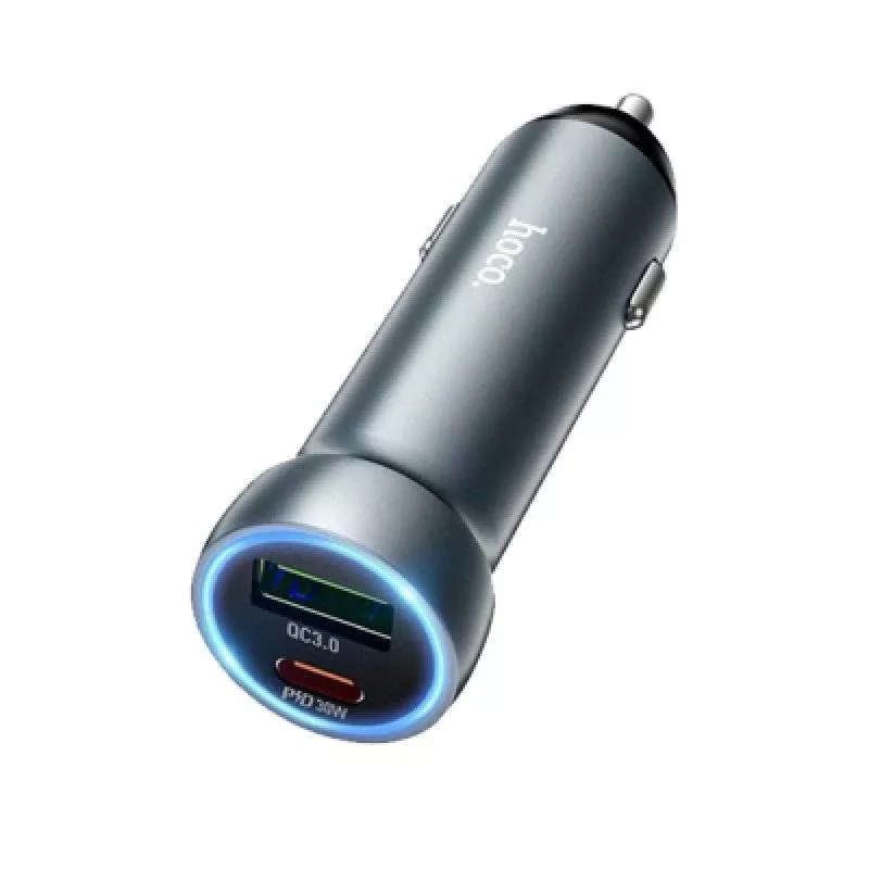 Автомобильное зарядное устройство Hoco Z54A Intelligent balance USB/Type-C 48w