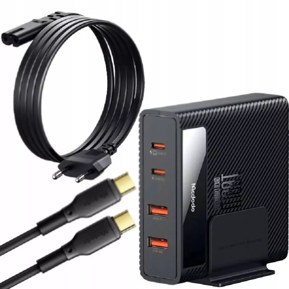 Сетевой адаптер Mcdodo (CH-1802) 100W 2 Type-C/2 USB кабель Type-C/Type-C