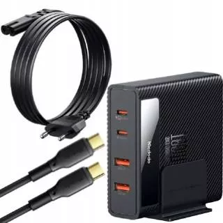 Сетевой адаптер Mcdodo (CH-1802) 100W 2 Type-C/2 USB кабель Type-C/Type-C