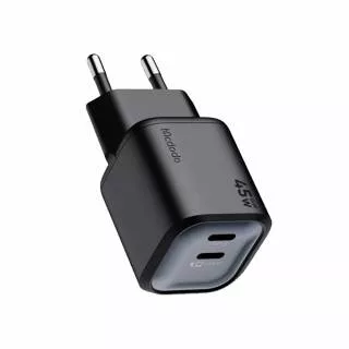 Сетевой адаптер Mcdodo (CH-1000) Gan 45W Type-C/Type-C (Black)