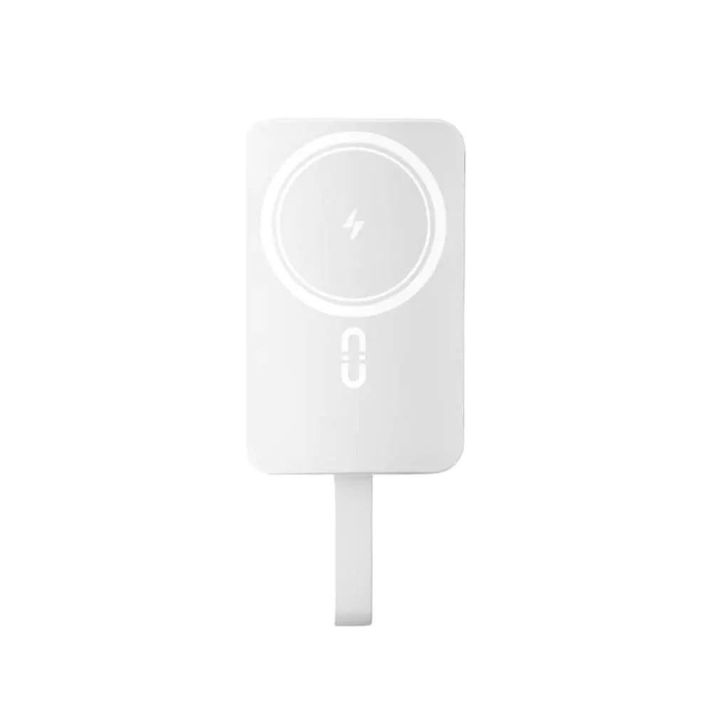 Внешний аккумулятор LENYES PW132D 10000mAh Magnetic Power Bank (белый)