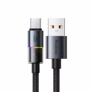 Кабель McDodo 6A USB-A/Type-C 1,2m черный (CA-818)