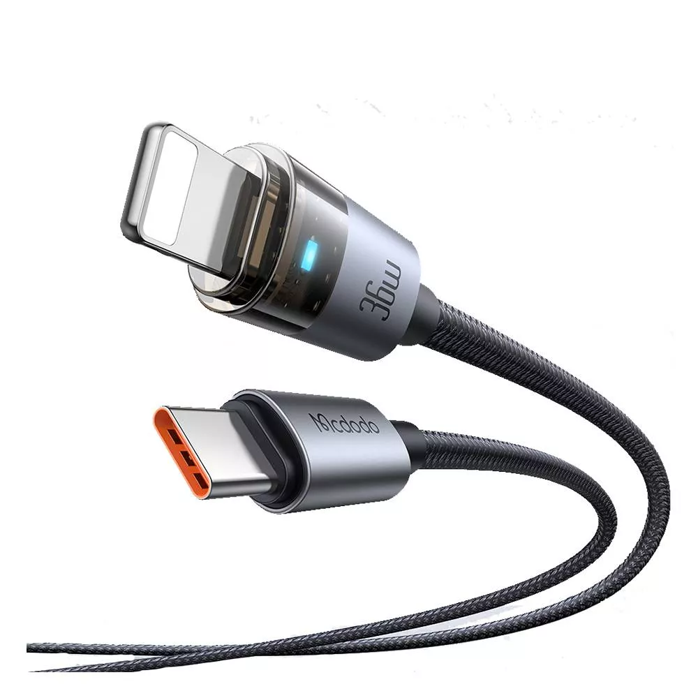 Кабель Mcdodo Lightning/Type-C PD Fast Charge 1,2m (CA-6940) Черный
