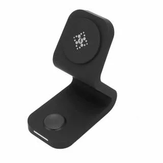 Беспроводное зарядное устройство 3in1 Magnetic Wireless Charger 15W Black