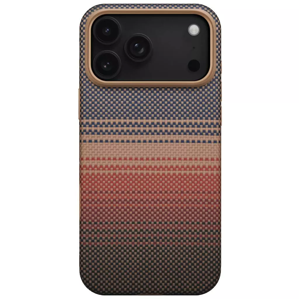 Противоударный чехол Pitaka Aramid ProGuard Case для iPhone 17 Pro (Sunset)