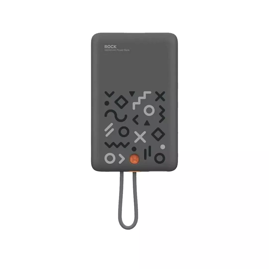 Внешний аккумулятор XIaomi Rock P28 10000мАч (Черный)