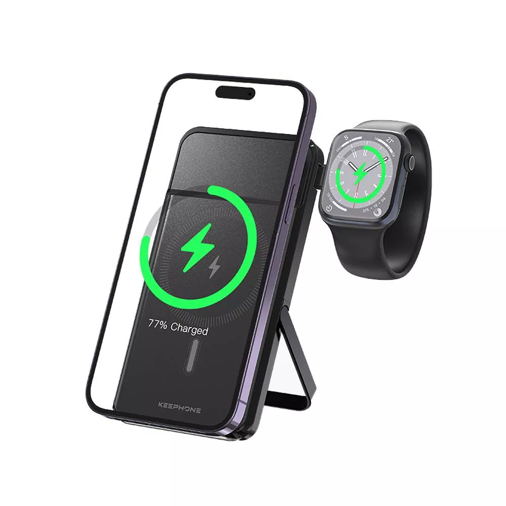 Внешний аккумулятор Keephone MagSafe Black (PB-21B)