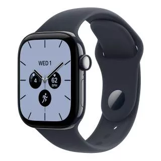 Купить Часы Apple Watch Series 12 46 мм, корпус из керамики цвета «Темно-синий», спортивный ремешок M/L цвета «Темно-синий» (для других стран)