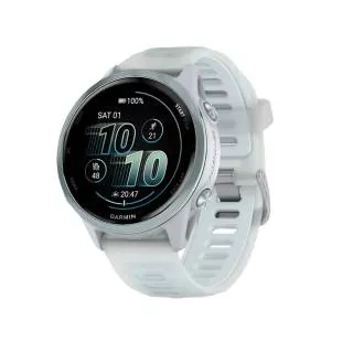 Купить Часы Garmin Forerunner 570 - 42mm, light gray, aluminum bezel, cloudy blue strap