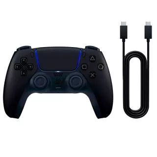 Купить Геймпад Sony DualSense для Playstation 5 Черная полночь + кабель Type-C/Type-C