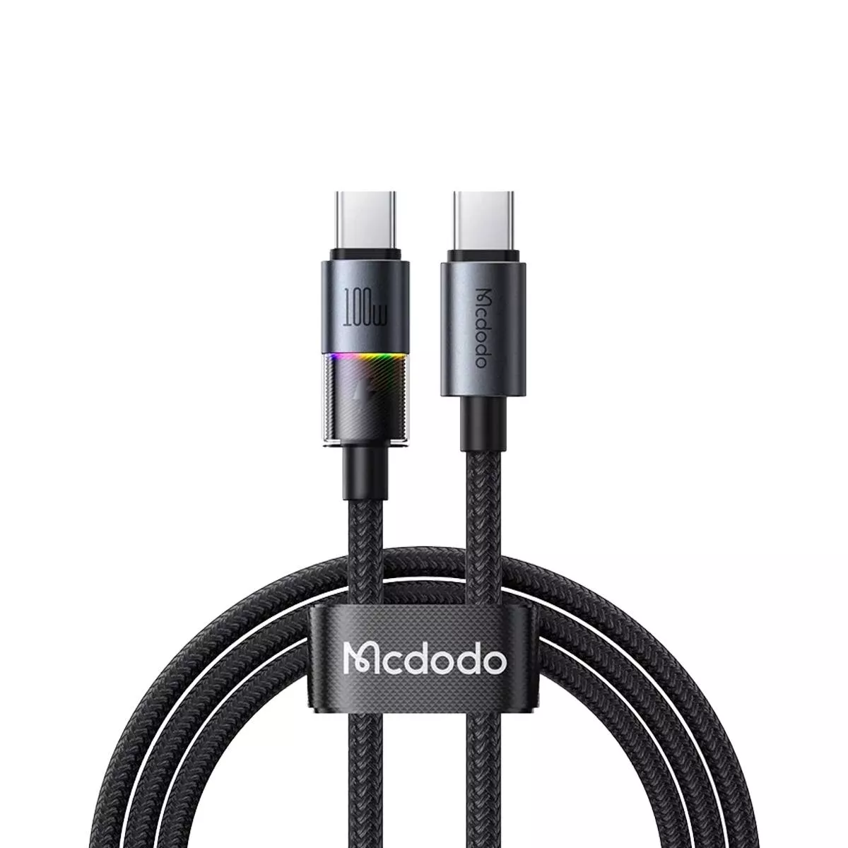 Кабель McDodo 100W Type-C/Type-C 1,2m черный (CA-8200)